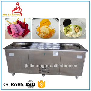 เครื่องทำไอศกรีมรีดเย็น2กระทะ,เครื่องทำไอศ<span class=keywords><strong>ครีม</strong></span>ทอดสำเร็จรูปพร้อมภาชนะใส่ท็อปปิ้ง - Product Image 2