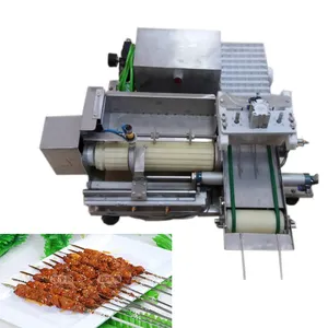 Mini Sate Vlees Spies Machine/Automatische Kebab Spies Machine