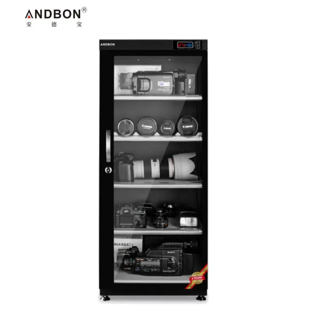ANDBON 155L מצלמה חשמלי יבש ארון עבור וידאו מצלמה