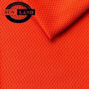 gym cloth 100% polyester coolpass neon color dry fit birdeye mesh fabric