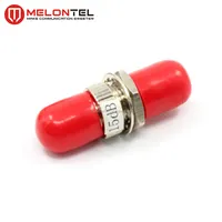 MT-1033-AD-A โรงงานราคาที่กำหนดเอง 0dB 2dB 15dB สีแดง ST UPC อะแดปเตอร์อะแดปเตอร์ประเภทคงที่ Fiber Optic Attenuator