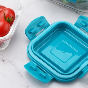 Microwave Safe Rectangle Lunchbox <strong>Food</strong> <strong>Container</strong> with Lids and <strong>Locks</strong> - Product Image 6