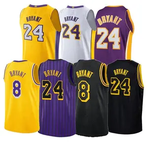 jersey de baloncesto de los bebés Suppliers-Camiseta personalizada de la mejor calidad, ropa de estilo Kobe Bryant, Gianna