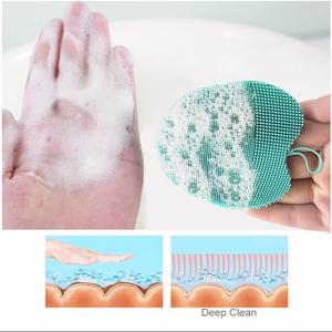 Set di guanti in Silicone per uso alimentare Scrubber in Silicone spazzola per il viso per tutta la pelle - Product Image 4