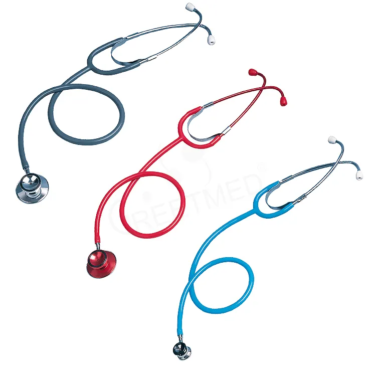 Customize wholesale double tube teaching cardiology professional medical dual head stethoscope