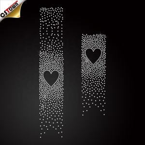 Dessins de strass scintillants, bande à noeud personnalisé, vente en gros, pièces - Product Image 6