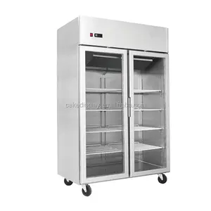 2018 新设计双门半冷冻机半冰箱价格