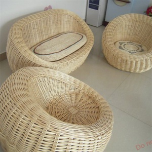 Venta al por mayor de sofás de mimbre/mimbre respetuosos con el medio ambiente de diseño único para sala de estar - Product Image 5