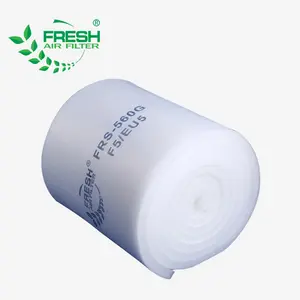 FRS-600G High Dust Holding Capacity Ceiling Filter Media for Painting Workshop cotton filter