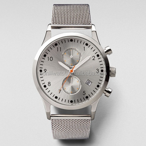 2015 of Vogue from the customs <strong>Chrono</strong> style 3 <strong>Bars</strong> Japanese Japan Movt quartz clock stainless stell watch - Product Image 1