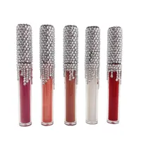 KylieLipKit Lip Gloss 5 Warna Berlian, Lip Gloss Berkilau Tahan Lama Tahan Air Sangat Terang dan Lipstik Cair Matte