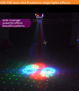 Precio de fábrica de china led lente láser 8 8 gobos 2 in1 etapa party <span class=keywords><strong>dj</strong></span> disco light - Product Image 2