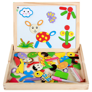 2023 regalo per bambini tavolo da disegno educativo in legno apprendimento Puzzle in legno - Product Image 2