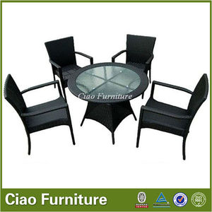 2017 Nouveau Style table en plein air <span class=keywords><strong>ensemble</strong></span> synthétique rotin <span class=keywords><strong>salle</strong></span> à <span class=keywords><strong>manger</strong></span> <span class=keywords><strong>ensemble</strong></span> - Product Image 2