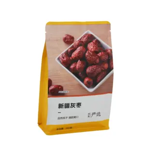 customized smell proof food grade plastic stand up pouch ziplock dried fruit packing bag