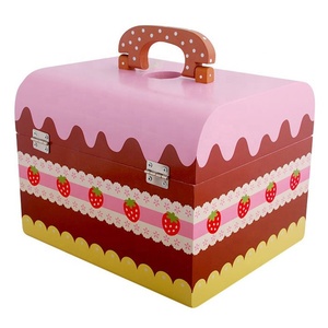 Set da Tè Pomeridiano con <span class=keywords><strong>Torta</strong></span> e Tè, Gioco di Ruolo con Candele e <span class=keywords><strong>Torta</strong></span> di Compleanno in Legno da Tagliare - Product Image 5