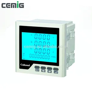 Cemig-جهاز قياس الطاقة, شاشة LCD متعددة الوظائف ، 96*96 مللي متر ، 3 مراحل ، رقمية ، سلسلة HF