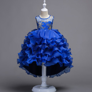 <span class=keywords><strong>Esmoquin</strong></span> Europeo de dama de honor Vestido de princesa El chico del vestido azul de fiesta. - Product Image 4