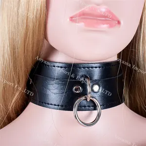 皮革科勒，BDSM领色情贞洁领恋物癖项链束缚情侣性玩具