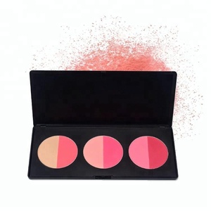 Maquillaje en línea tiendas <span class=keywords><strong>el</strong></span> mejor 3 color con espejo <span class=keywords><strong>Blush</strong></span> cosméticos envases vacíos <span class=keywords><strong>Blush</strong></span> contenedor de polvo compacto - Product Image 3