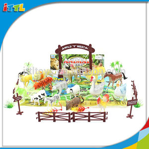 With <span class=keywords><strong>the</strong></span> map <span class=keywords><strong>from</strong></span> <span class=keywords><strong>the</strong></span> farm wild plastic toy animals vinyl plastic farm animals - Product Image 1