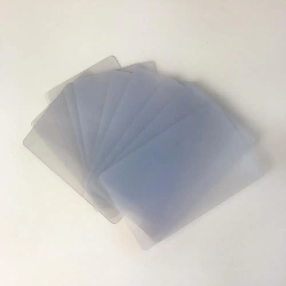 البطاقة البلاستيكية الشفافة من إبسون أو كانون النافثة للحبر الطباعة