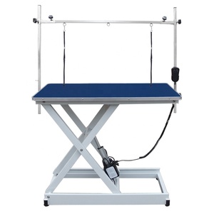 Mesa de elevación eléctrica N-103 para mascotas, Control de pie, mesa de aseo para perros con forma de X - Product Image 2