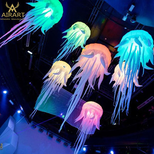 Decoración de fiesta iluminación medusas inflables evento colgante decoración de escenario - Product Image 1