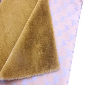 Tissu en fausse fourrure de lapin pour manteaux, vente en gros,