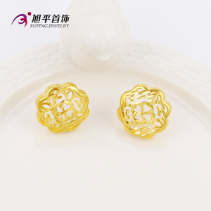 Xuping 24K color oro al por mayor forma de flor estilo innovador set de joyas aretes y pendiente para mujeres - Product Image 6