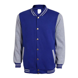<span class=keywords><strong>Chaqueta</strong></span> Varsity <span class=keywords><strong>de</strong></span> alta calidad para hombre, diseño clásico, manga <span class=keywords><strong>de</strong></span> bloque <span class=keywords><strong>de</strong></span> Color, ribete <span class=keywords><strong>de</strong></span> <span class=keywords><strong>punto</strong></span> acanalado en contraste, botón <span class=keywords><strong>de</strong></span> latón frontal personalizable - Product Image 3