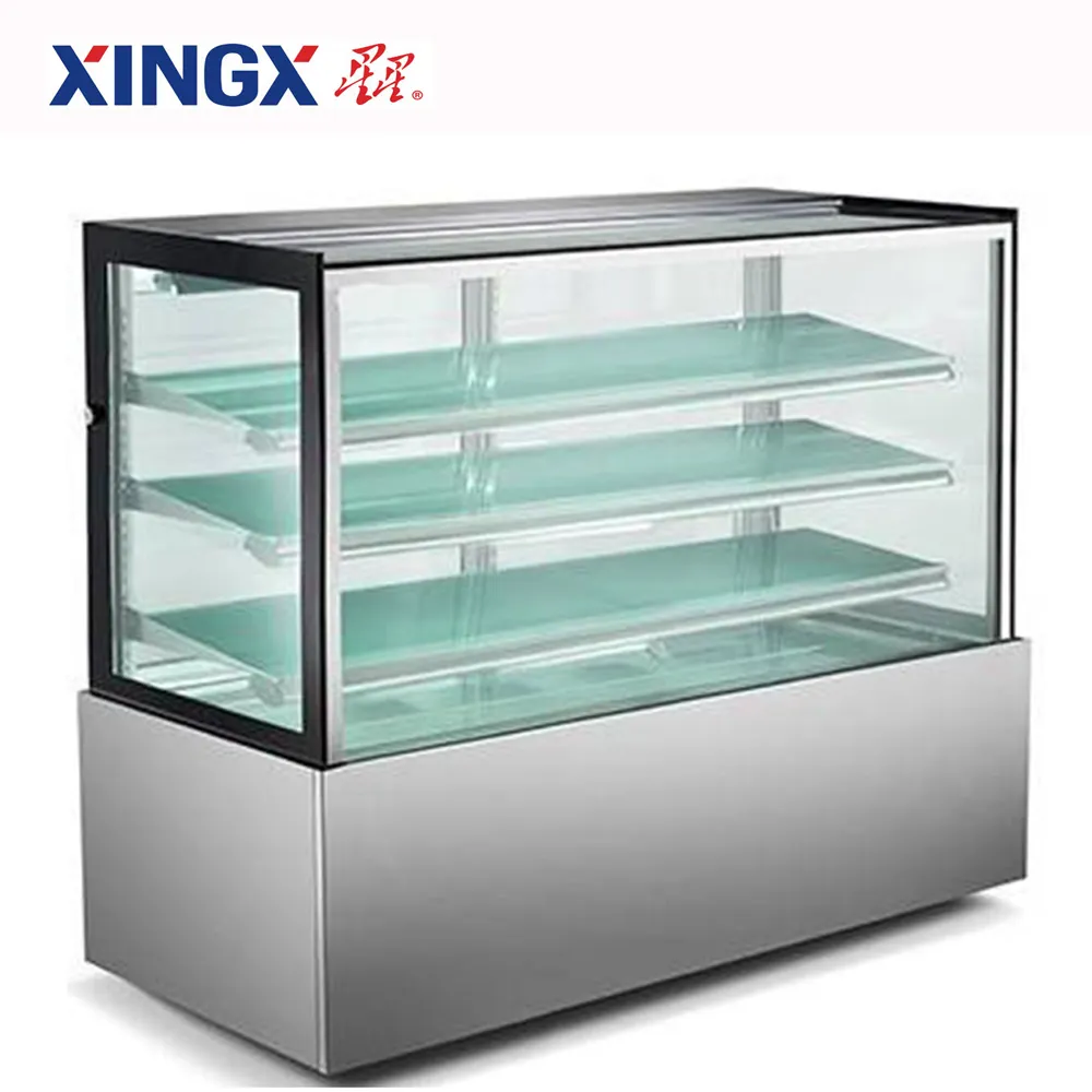 Penghitung Display Kue, Lemari Pameran Roti, Peralatan Equipment_CD1800-3-Refrigeration Kulkas Komersial