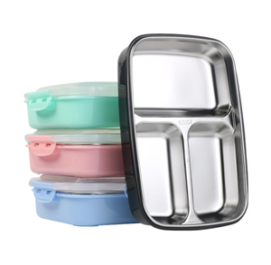 Ebay de China foam lunch box 3 4 5 compartment steel tiffin lunch box 500ml foam lunch box