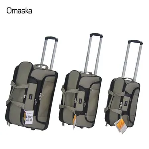 आकार 19''21''23'' 3 pcs कपड़े duffel सेट यात्रा duffle बैग पहियों के साथ फैक्टरी मेड