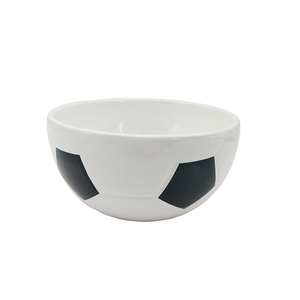 Ciotola per Zuppa in Ceramica a Forma di Pallone da Calcio per Decorazione Casa - Product Image 1