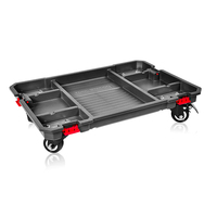 Juego de Cajas de Almacenamiento de Herramientas Móviles Modulares Portátiles de Plástico VERTAK