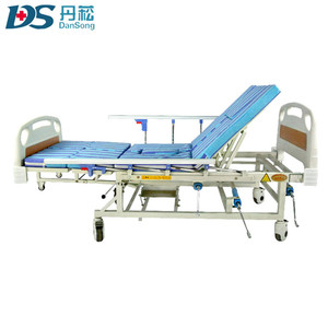 3 Engkol Manual <span class=keywords><strong>Bed</strong></span> Jadwal Statistik Toilet Fungsi Tempat Tidur Rumah Sakit - Product Image 2