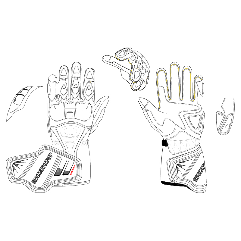 Мотоциклетные Перчатки с длинными манжетами, теплые мотоциклетные перчатки для защиты запястья