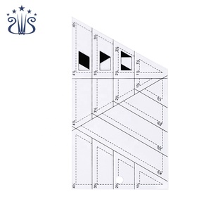 Herramientas manuales multifuncionales de alta calidad para coser, <span class=keywords><strong>regla</strong></span> acrílica trapezoidal DIY - Product Image 3