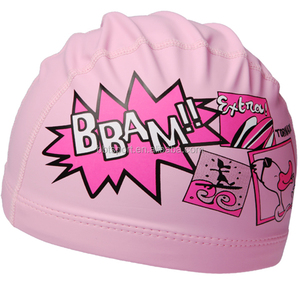 Gorro <span class=keywords><strong>de</strong></span> natación <span class=keywords><strong>de</strong></span> cuero sintético con revestimiento <span class=keywords><strong>de</strong></span> PU, gorro <span class=keywords><strong>de</strong></span> natación <span class=keywords><strong>de</strong></span> PU - Product Image 5