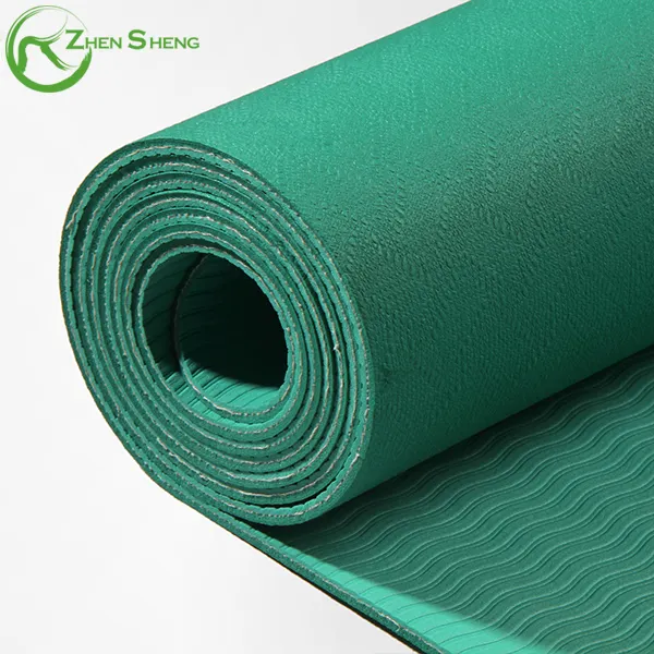 Zhensheng home gym tpe yoga matt fitness mat eco friendly