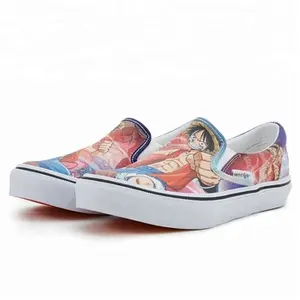 พิมพ์การออกแบบขายส่งประเทศจีนผู้ผลิต Oem ผู้ชายผู้หญิงรองเท้าผ้าใบ