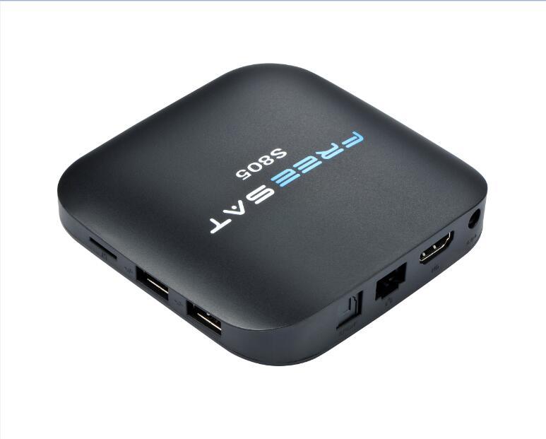 Freesat Amlogic S805 Android 4.4 1G/8G Android OTT Caja de la TV Inteligente Quad Core Kodi XBMC Ethernet Wifi TV Box