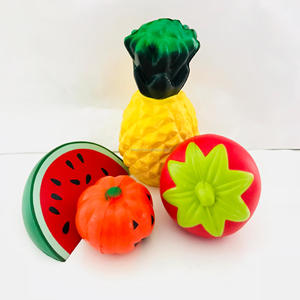 Tùy Chỉnh Dễ Thương Con Chó PU Bọt Bóp Đồ Chơi Dưa Hấu Dứa Cà Chua Chống Căng Thẳng Đồ Chơi Xe Hình Dạng PU Squishy Đồ Chơi Cho Trẻ Em - Product Image 6