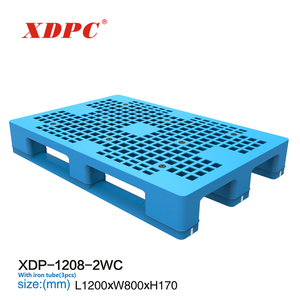 Perusahaan Yang Membutuhkan Palet Kayu ลูกค้ารีไซเคิลคืนหน้าที่การส่งออกหนักสีฟ้า1208พาเลท - Product Image 5