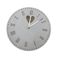 Horloge murale ronde en bois, décoration Vintage Simple de style Antique pour la maison