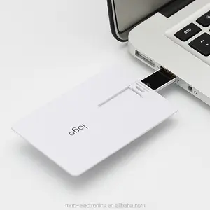 Plastic material bulk cheap ultra slim 1GB blank custom logo printable credit business card shape usb flash drives