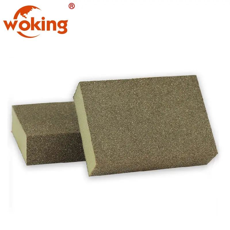 Aluminium Oxide Sanding Block Sanding Sponge For Manual Grinding Sanding Polishing Foam Pads
