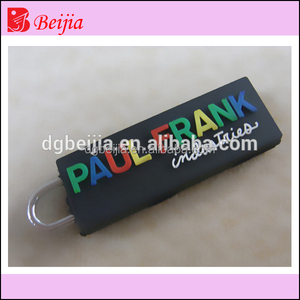Custom Regular Puller Silicone <strong>Rubber</strong> Zipper <strong>Slider</strong> for Clothes or Bags - Product Image 5