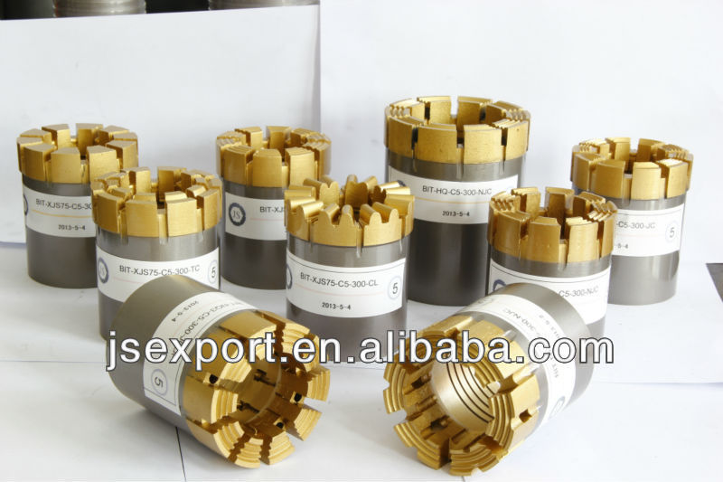 bits de forage de puits de forage au diamant de base